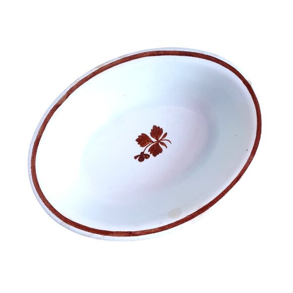 Mellor, Taylor & Co Antique Copper Tea Leaf Ironstone 5.5' Bowl Trinket Dish Eng - Picture 1 of 8